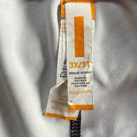 Lucy Active Studio Hatha Activewear Abstract High Rise Legging Plus Size 3X - Picture 5 of 6